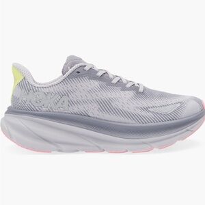 Hoka Gray and Pink Women's Sneakers